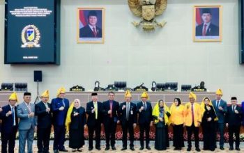 Wakil Bupati Morut Hadiri Rapat Paripurna, Serah Terima Jabatan Gubernur Sulawesi Tengah