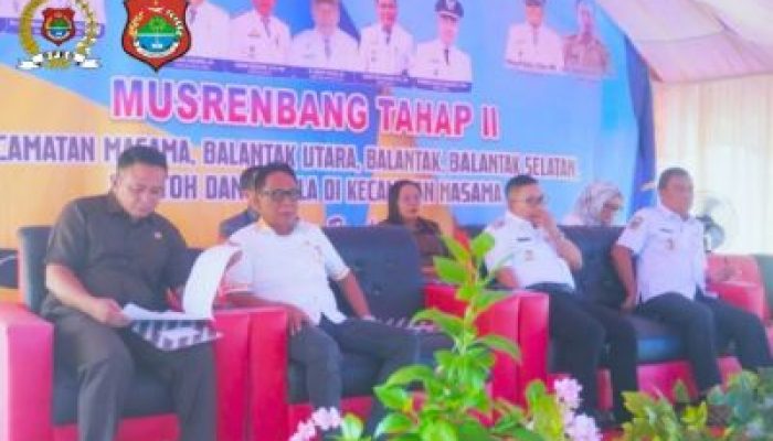 Ketua DPRD Banggai Hadiri Musrenbang Tahap II di Kecamatan Masama