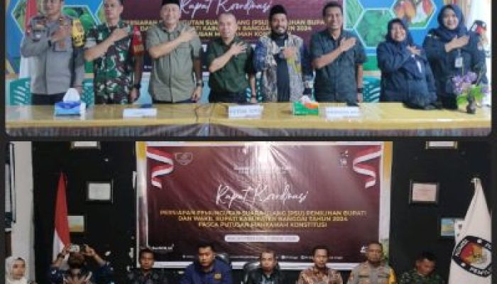 KPU Banggai Sosialisasikan PSU di Toili dan Simpang Raya, Perkuat Koordinasi Dengan Stakeholder