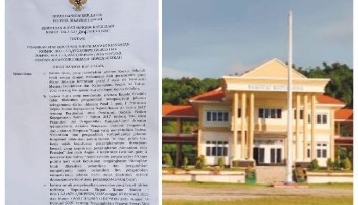 Bupati Bangkep Ambil Langkah Tegas, Terbitkan SK dan Kembalikan 58 Kepsek Ke Sekolah Asal