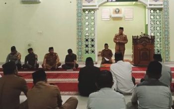 Bupati Rusli Moidady, Melepas Tim Safari Ramadhan Pemda Bangkep