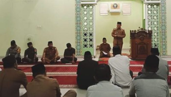 Bupati Rusli Moidady, Melepas Tim Safari Ramadhan Pemda Bangkep