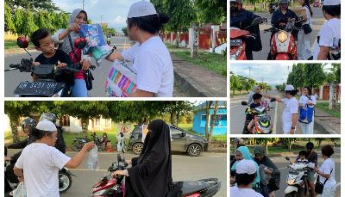 Jurnalis Nasrani di Morowali Utara Bagikan Takjil, Jilbab, dan Iqro: Merawat Toleransi Lewat Aksi Nyata