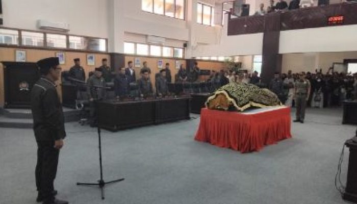 DPRD Banggai Gelar Rapat Paripurna Pelepasan Jenazah Jodi Prakoso Dayanun