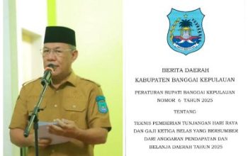 Bupati Bangkep Terbitkan Perbub No 6 Tahun 2025, Mengenai THR Dan Gaji 13 Yang Bersumber Dari APBD 2025