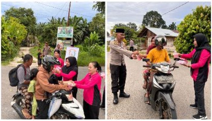 Polsek Bulagi dan Bhayangkari Berbagi Takjil di Bulan Suci Ramadhan