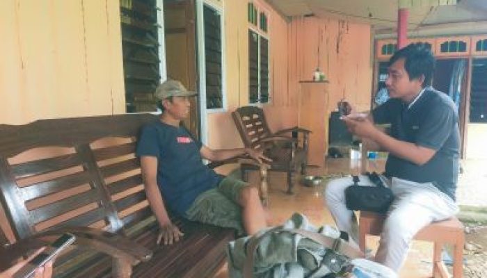 Sering Dilalui Truk Sawit, Kondisi Jalan ke Desa Bumi Harapan Semakin Parah