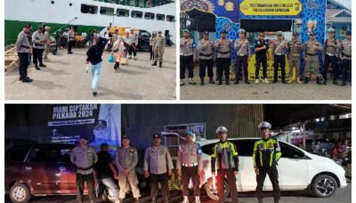 Amankan Arus Mudik Lebaran 2025 Gelombang Pertama, Polres Bangkep Siagakan Personel