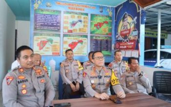 Kapolres Banggai Bersama PJU, Ikuti Arahan Kapolda Sulteng Dalam Vicon OPS Ketupat Tinombala 2025