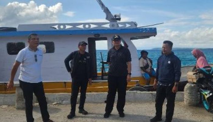 Wakil Bupati Banggai Kepulauan Pantau Arus Mudik di Pelabuhan Salakan