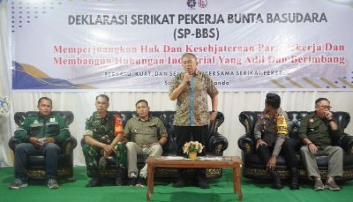 Deklarasi Serikat Pekerja Bunta Basudara (SP-BBS), Dihadiri Wakil Bupati Banggai