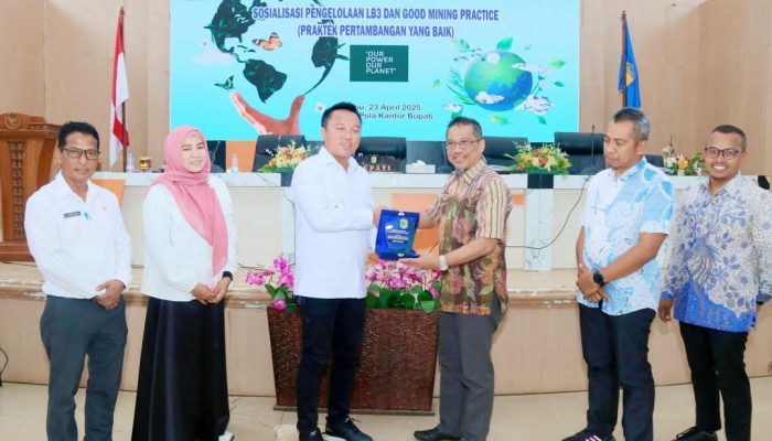 Bupati Delis Buka Sosialisasi Pengelolaan Limbah B3 dan Good Mining Practice di Morowali Utara