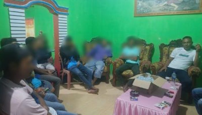 Ratusan Mantan Kordes Paslon 03 di Kecamatan Simpang Raya, Beralih Dukungan Ke Paslon 01 AT-FM