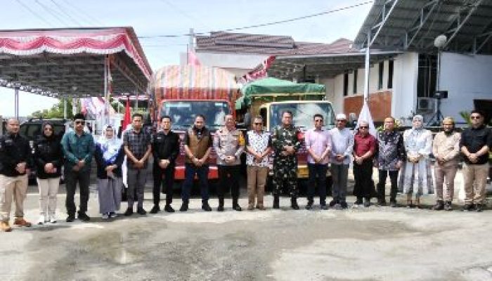 KPU Banggai Distribusikan Logistik PSU ke Simpang Raya dan Toili