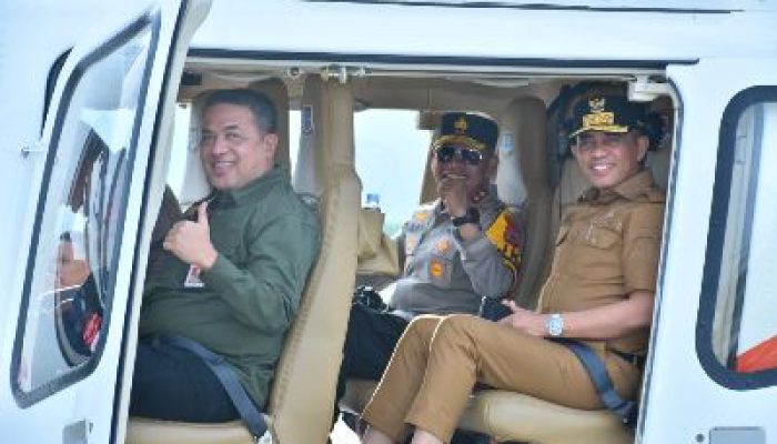 Pantau Pelaksanaan PSU, Kapolda dan Gubernur Sulteng Terbang Ke Kabupaten Banggai