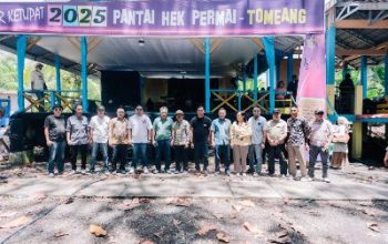 Lebaran Ketupat di Pantai Hek Permai Dihadiri Wabup Furqanuddin, Puluhan UMK Ramaikan Acara