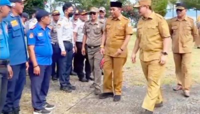 Wakil Bupati Serfi Kambey, Pimpin Apel Gabungan Bersama OPD Pemda Bangkep