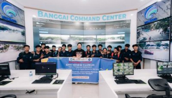 Kunjungan Industri SMKN 1 Luwuk ke Banggai Command Center, Pelajari Layanan Publik Digital