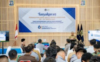 Wakil Bupati Banggai, Hadiri Tasyakuran Hari Bakti Pemasyarakatan ke-61 di Luwuk