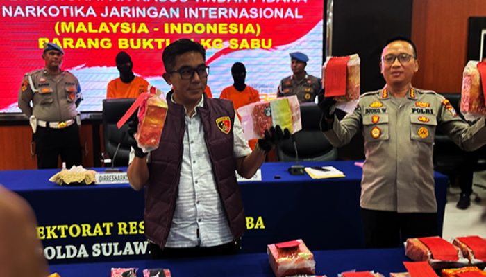 Polda Sulteng Ungkap 24 Kilogram Sabu Jaringan Lintas Negara, Kantongi Identitas Bandar Narkoba