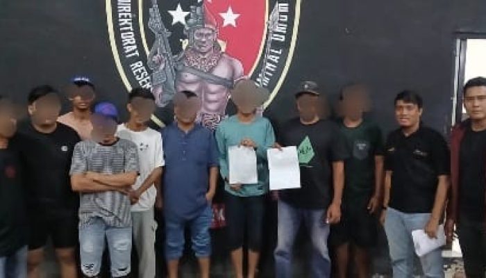 Polda Sulteng Amankan 7 Pelaku Aksi Premanisme, Berkedok Parkir Liar