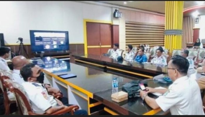 Pemda Bangkep Gelar Rakor Uji Coba Perdana, Lintas Penyeberangan Luwuk–Leme-Leme Secara Virtual