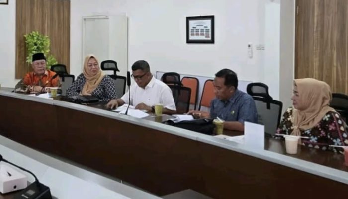 Didampingi Kadis PU, Perindag, Kaban Bappeda, Sekertaris Keuangan dan Ketua Komisi III DPRD, Bupati Bangkep Audiens Ke Kementerian PUPR