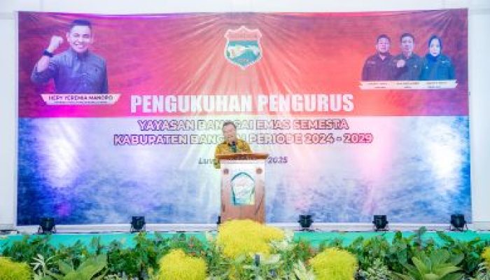 Pj. Sekda Banggai Hadiri Pengukuhan Pengurus Yayasan Banggai Emas Semesta, Periode 2024–2029