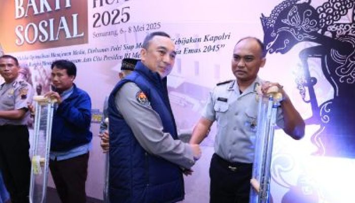 Rakernis Humas Polri 2025, Dibuka Dengan Bakti Sosial dan Bakti Kesehatan di Akpol Semarang