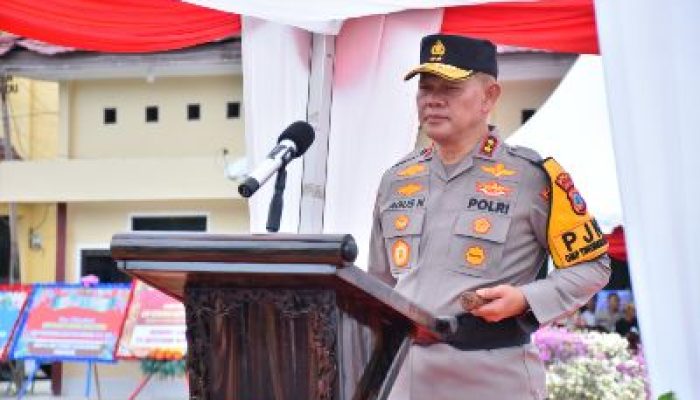 Sukses Kawal Pilkada Dan PSU, Kapolda Sulteng Pimpin Sertijab Kapolres Parigi Moutong di Parigi