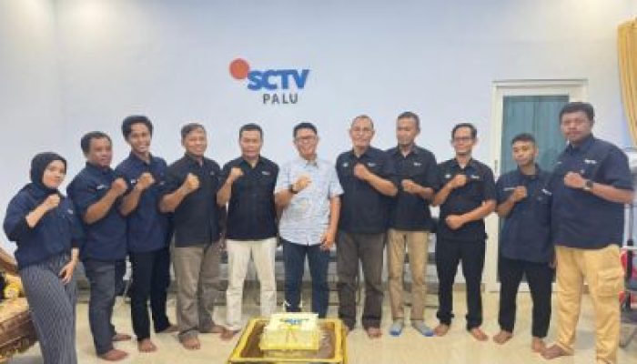 HUT Ke-1 SCTV Biro Palu, Bidhumas Polda Sulteng : Mitra Strategis Menyampaikan Informasi Kepada Masyarakat
