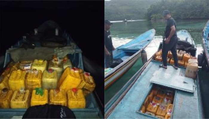 Ditpolairud Polda Sulteng, Gagalkan Pengiriman 2,2 Ton Solar Tujuan Taliabu Maluku Utara