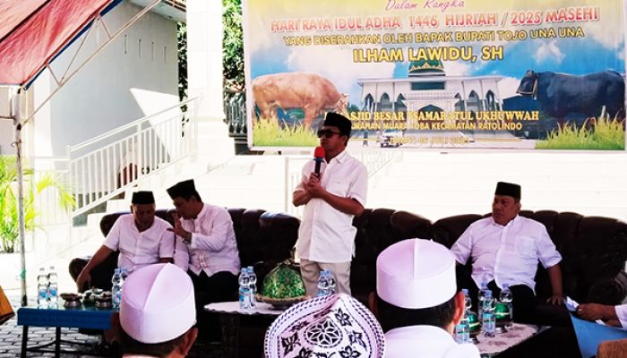 Bupati Tojo Una Una salurkan Banmas Presiden RI momentum Idul Adha 1446 H