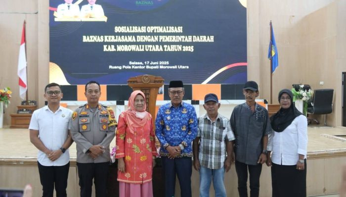 Sosialisasi Optimalisasi Baznas, Pemda Morut Dukung Penguatan Pengelolaan Zakat Tahun 2025