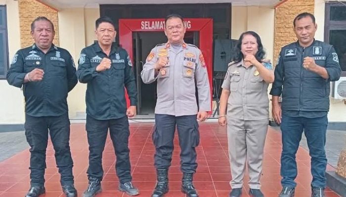Satpol PP Bangkep Koordinasi Dengan Polres dan Koramil, Terkait Peresmian Tamkot Salakan