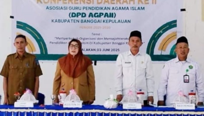 Konferensi II DPD AGPAII Bangkep, Perkuat Organisasi dan Sejahterakan Guru Pendidikan Agama Islam