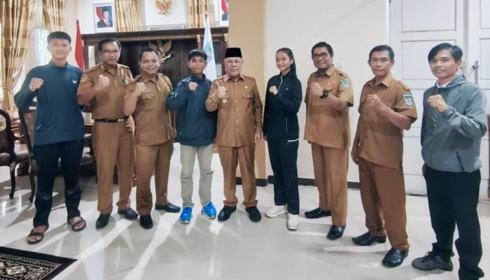 Bahas Struktur Organisasi dan Persiapan Kejuaraan Karate di Palu, INKANAS Bangkep Audiensi Dengan Bupati