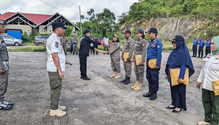 Pasca Idul Adha, Satpol PP Bangkep Gelar Pembinaan Disiplin dan Apresiasi Kinerja ASN