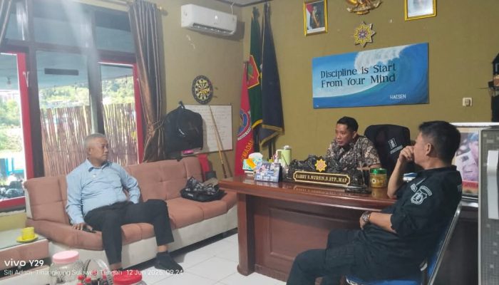 Kasat Pol PP Balut Silaturahmi ke Kantor Satpol PP Bangkep, Bahas Peningkatan Penegakan Perda dan Penguatan Koordinasi