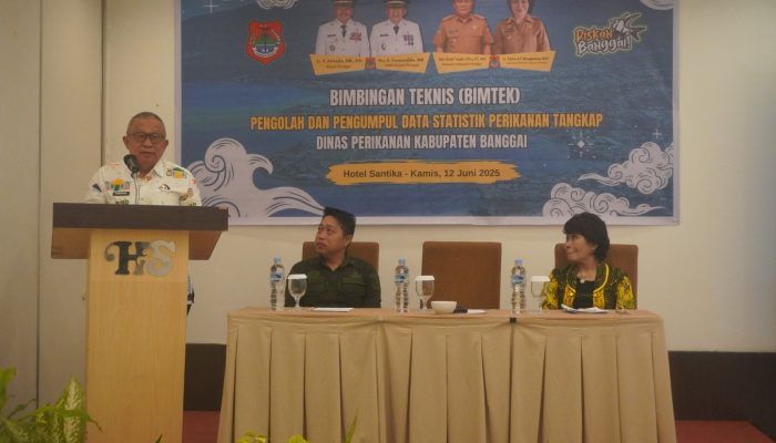 Wakil Bupati Banggai Buka Bimtek Pengolah dan Pengumpul Data Statistik Perikanan Tangkap Tahun 2025