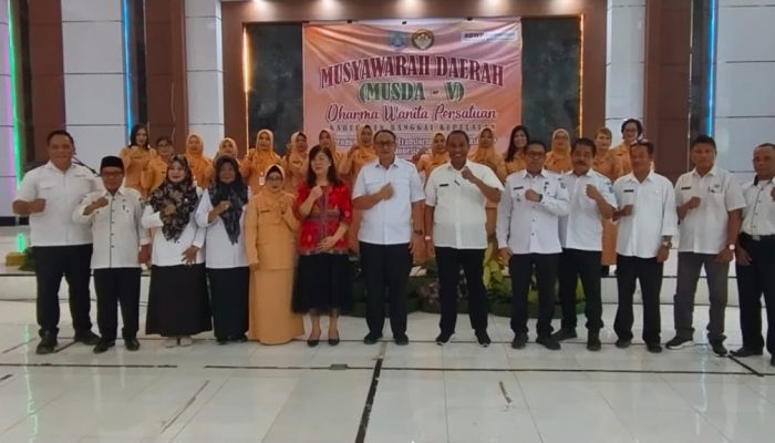 Wakil Bupati Serfi Kambey, Buka Musda ke-V Dharma Wanita Banggai Kepulauan