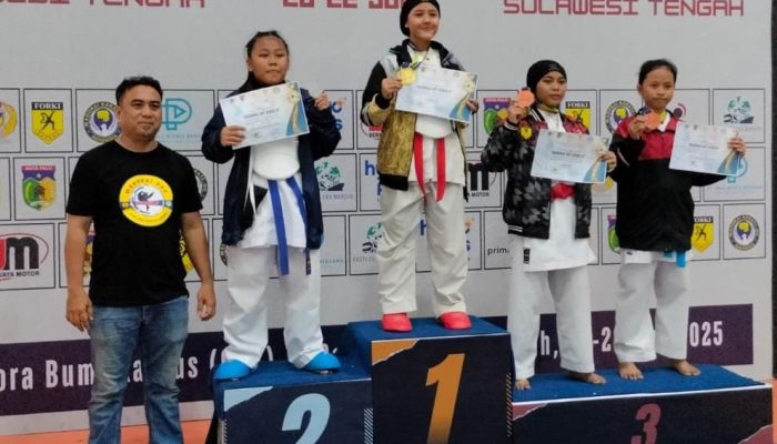 INKANAS Bangkep Sukses Raih Medali di Kejuaraan Karate Wadokai Day Series II Sulteng
