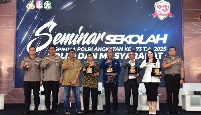 Seminar “Polisi dan Masyarakat”, Sespimma Lemdiklat Polri Angkatan 73 Raih Rekor MURI