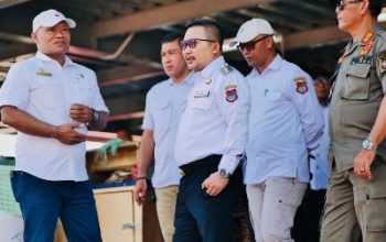 Bupati Banggai Tinjau Penataan Pasar, Ultimatum Pengisian Lapak Lantai Dua dan Tiga Dalam Satu Minggu