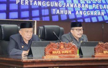 Bupati Amirudin Sampaikan Ranperda Pertanggungjawaban Pelaksanaan APBD 2024 Dalam Rapat Paripurna DPRD