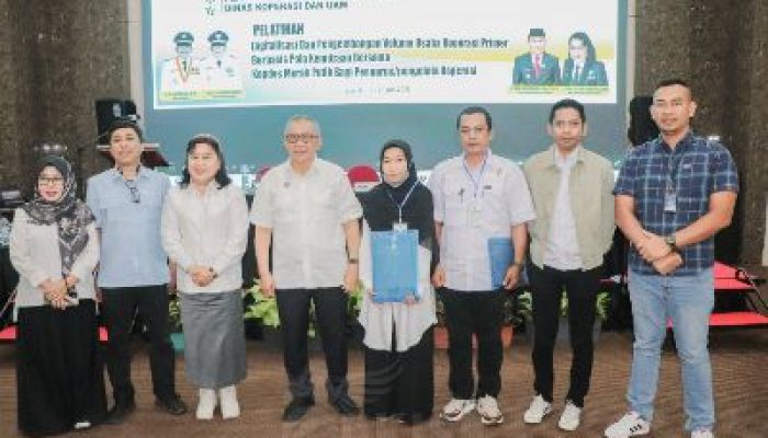 Wakil Bupati Banggai, Buka Pelatihan Digitalisasi dan Pengembangan Volume Usaha Koperasi Primer Berbasis Pola Kemitraan