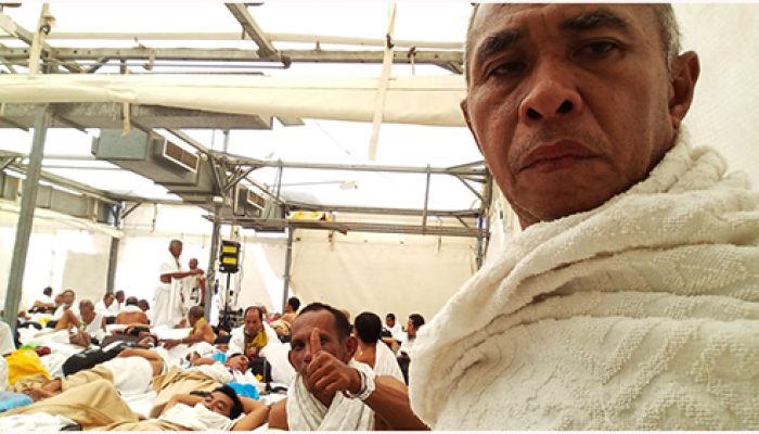 Rombongan Haji Kabupaten Tojo Una Una Sudah Berada di Mina Menempati Tenda Yang disiapkan