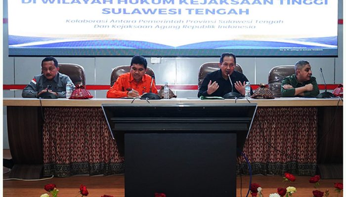 Kolaborasi Pemprov dan Kejati Selenggarakan Sosialisasi Pengawasan Multimedia Di Wilayah Hukum Kejaksaan Sulteng