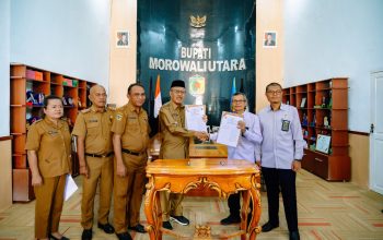 Pemda Morut dan PN Poso, Tandatangani Kesepakatan Pelaksanaan Sidang di Tempat