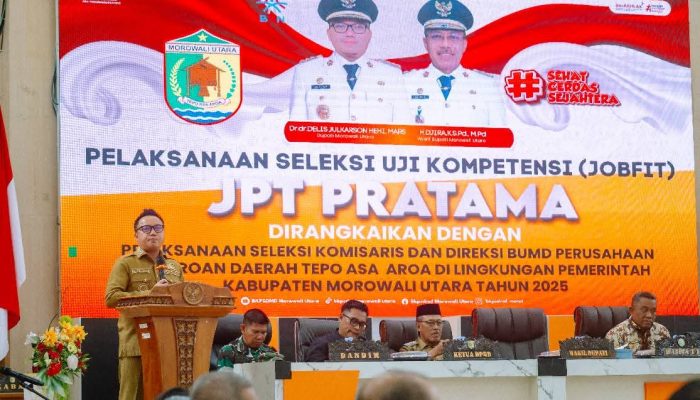 26 Pejabat Eselon 2 Ikuti Seleksi Uji Kompetensi, Bupati Morut : Tujuannya Untuk Menempatkan Orang Pada Jabatan Yang Tepat